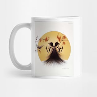 gold tree Mug